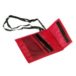 VIAGGI Unisex Travel Neck Pouch - Red